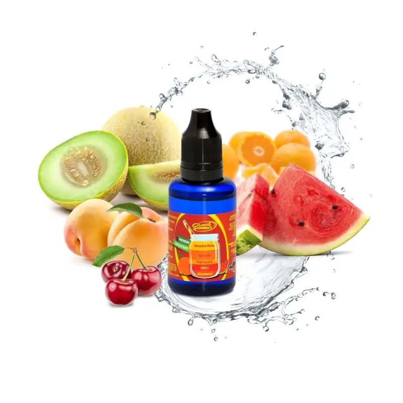 Watermelon – Cherry –Polar Apricot – Tangerine – Honeydew Melon (WCPTH) Smooth Summer Flavour Concentrate 30 ml